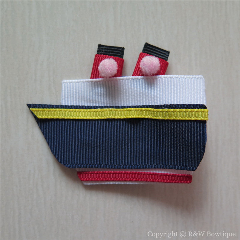 Steamship Sculptured Hair Clip