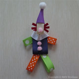 Clown Sculpture Hair Clip