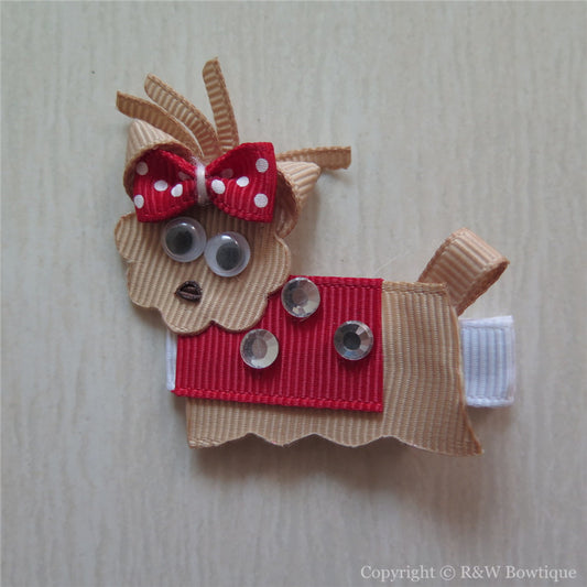 Yorkshire Terrier Sculptured Hair Clip