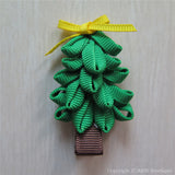 Christmas Tree #A-C Sculptured Hair Clip
