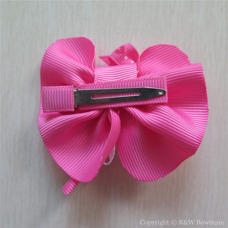 Pink Elephant Sculptured Hair Clip