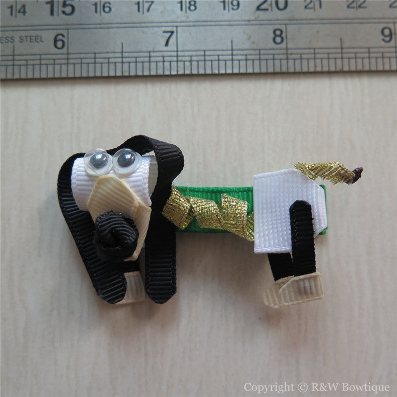 Dachshund #B Sculptured Hair Clip