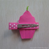 Cupcake #B Sculptured Hair Clip