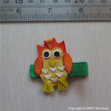 Owl #D Sculptured Hair Clip