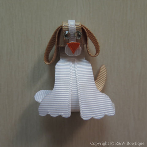 Perky Puppy Sculptured Hair Clip