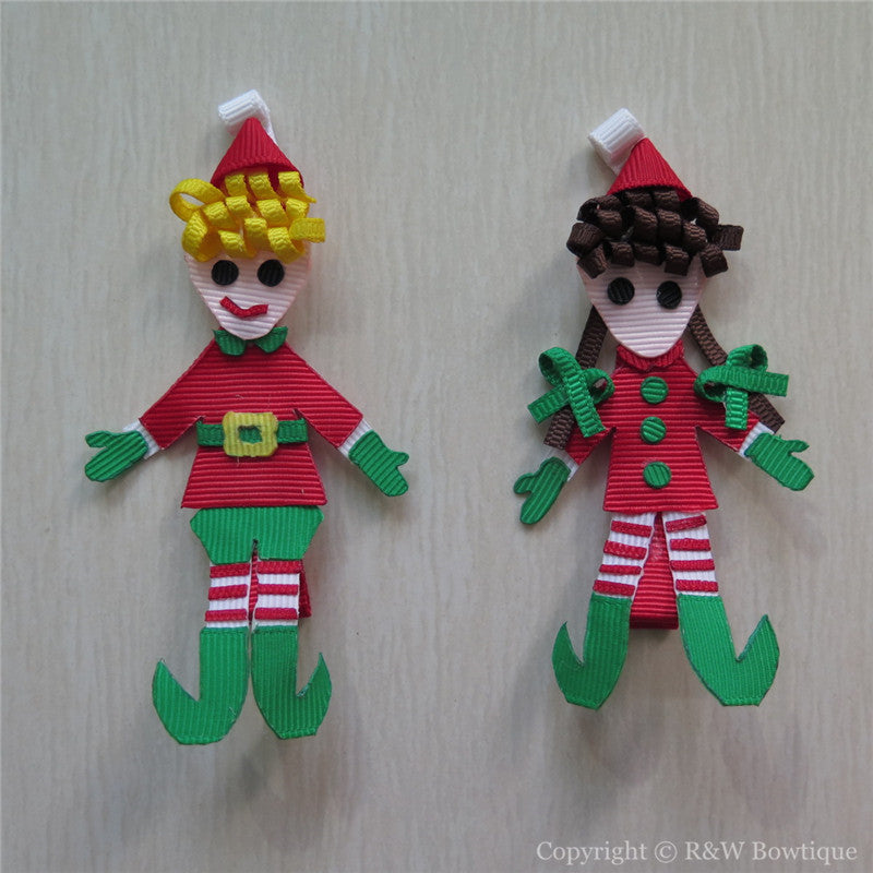 Elf Boy & Girl Sculptured Hair Clip