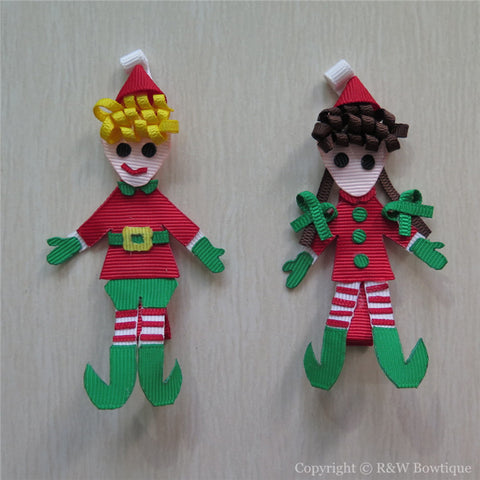 Elf Boy & Girl Sculptured Hair Clip