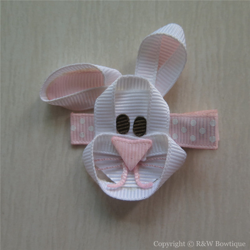 Easter Bunny #E Sculptured Hair Clip