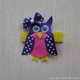 Owl #G Sculptured Hair Clip