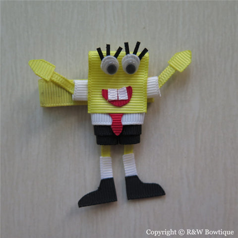 Sponge Bob Sculptured Hair Clip