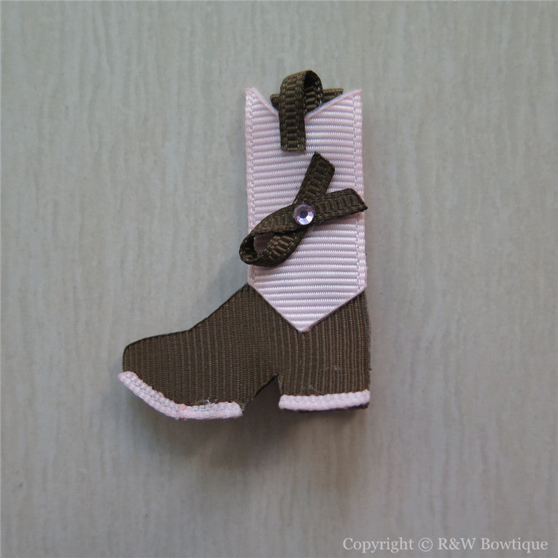 Cowgirl Boots Sculptured Hair Clip