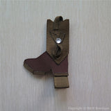 Cowgirl Boots Sculptured Hair Clip