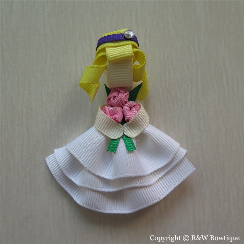 Bride Maid Sculptured Hair Clip