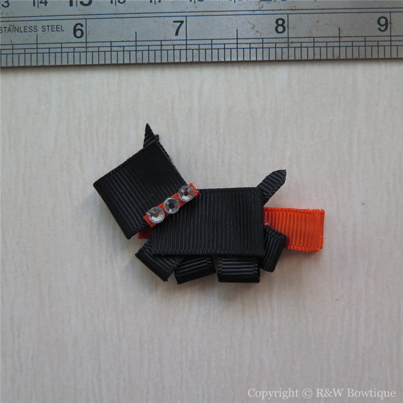 Scotty Dog Sculptured Hair Clip 