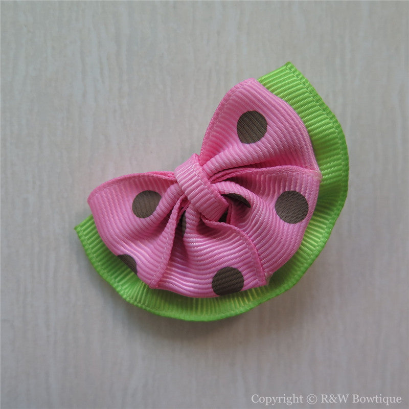 Watermelon #D Sculptured Hair Clip