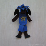 African Girl Scouts Sculptured Hair Clip