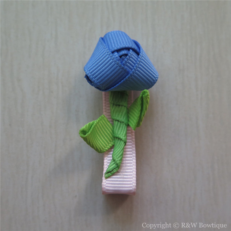 Rosebud Sculptured Hair Clip