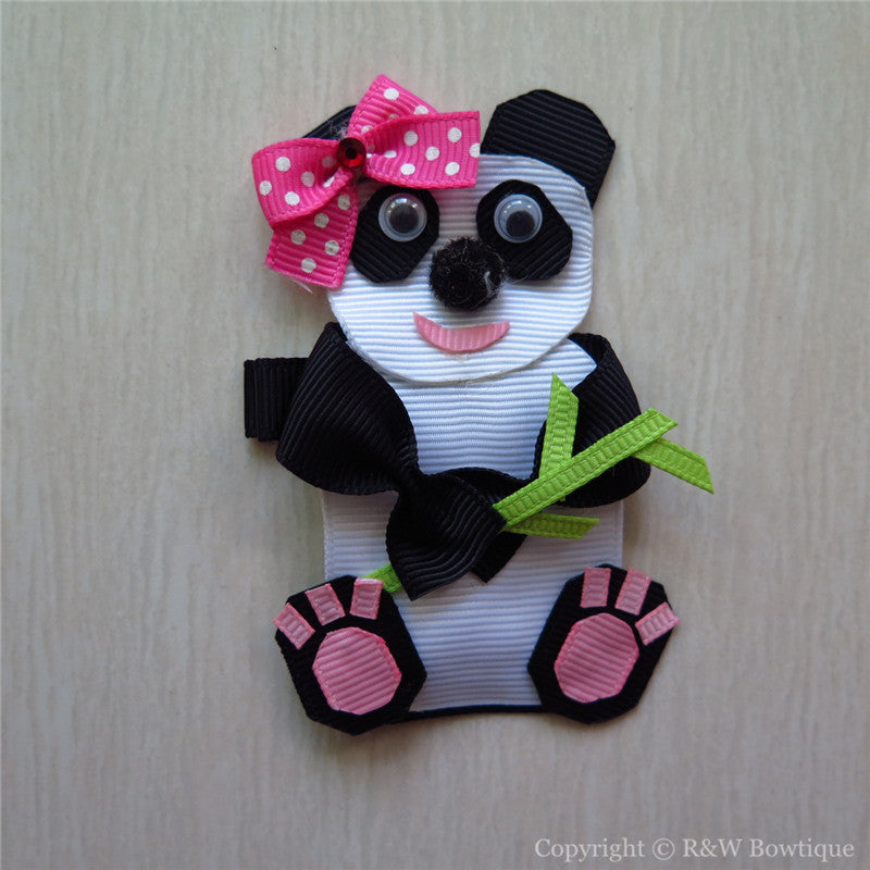 Panda Sculptured Hair Clip