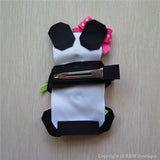 Panda Sculptured Hair Clip