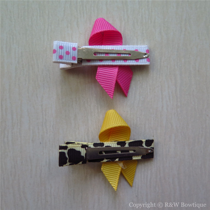 Cancer Awareness Sculptured Hair Clip