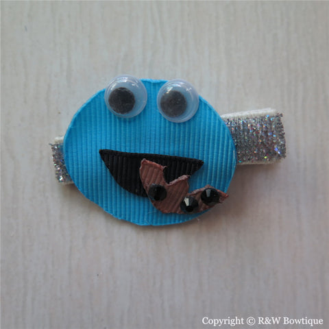Cookie Monster Sculptured Hair Clip