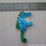 Seahorse Sculptured Hair Clip