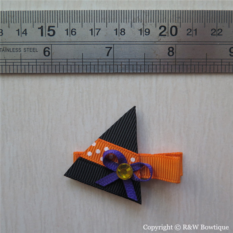 Witch Hat #C Sculptured Hair Clip