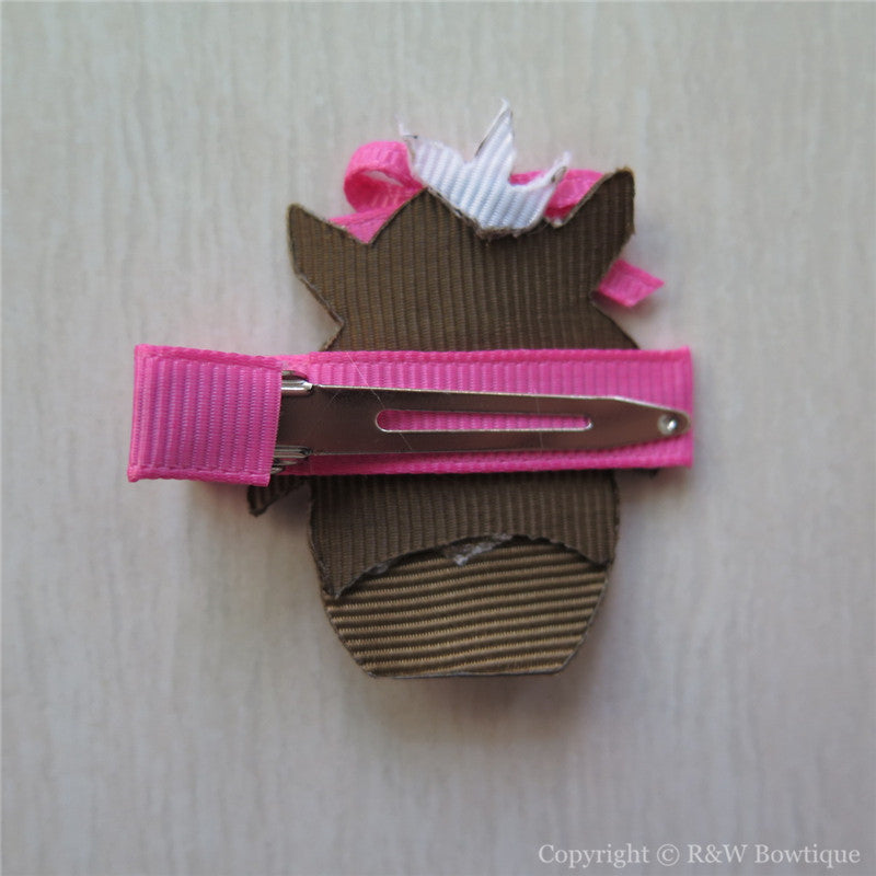 Mrs Cow Sculptured Hair Clip