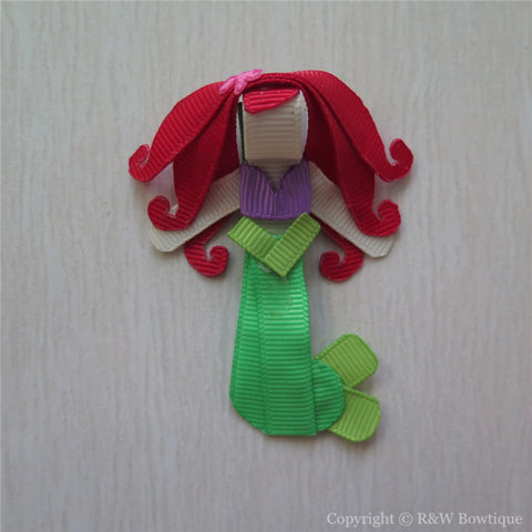 Princess Ariel #B Sculptured Hair Clip