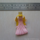 Princess Aurora #B Sculptured Hair Clip
