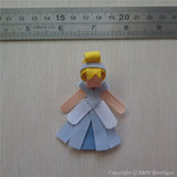 Princess Cinderella #B Sculptured Hair Clip