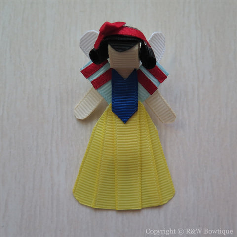 Princess Snow White #B Sculptured Hair Clip