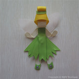 Princess Tinkerbell #B Sculptured Hair Clip
