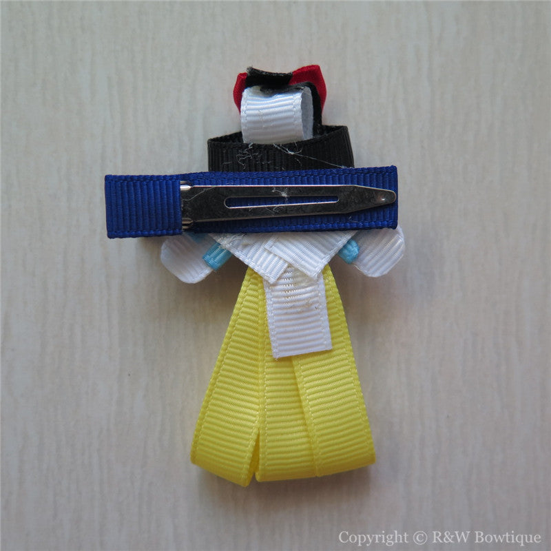 Princess Snow White #C Sculptured Hair Clip