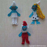 Smurfs Sculptured Hair Clip