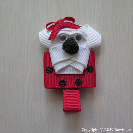 Bulldog #A Sculptured Hair Clip