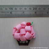 Cupcake #C Sculptured Hair Clip