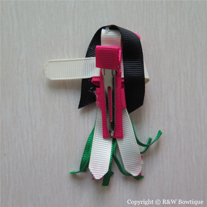 Hula Girl Sculptured Hair Clip