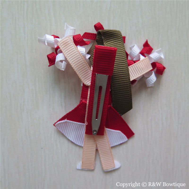 Cheerleader #A Sculptured Hair Clip