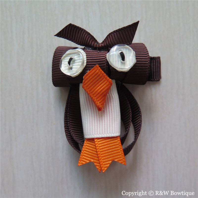 Owl #A Sculptured Hair Clip