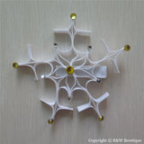 Snowflake Sculptured Hair Clip