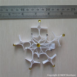 Snowflake Sculptured Hair Clip