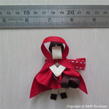 Little Red Riding Hood Sculptured Hair Clip