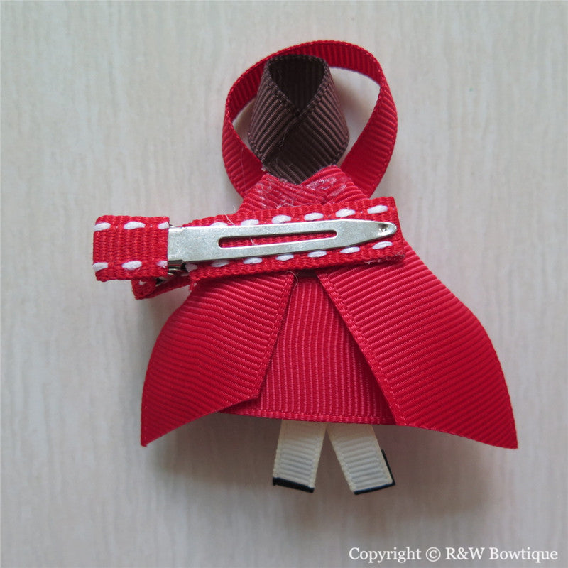 Little Red Riding Hood Sculptured Hair Clip