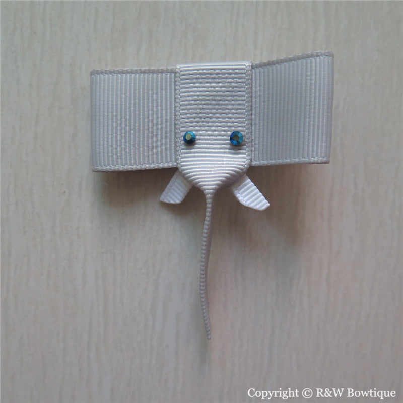 Elephant Sculptured Hair Clip