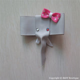 Elephant Sculptured Hair Clip