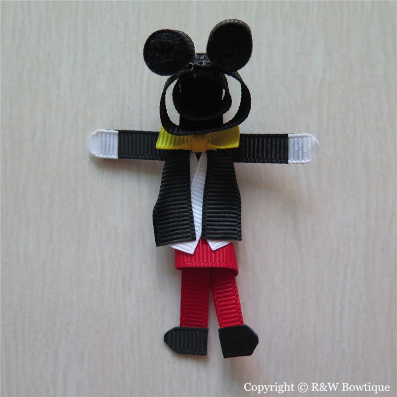 Mickey & Minnie Sculptured Hair Clip