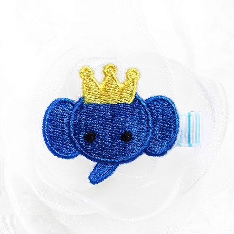Felt & Embroidery - Elephant w/Crown
