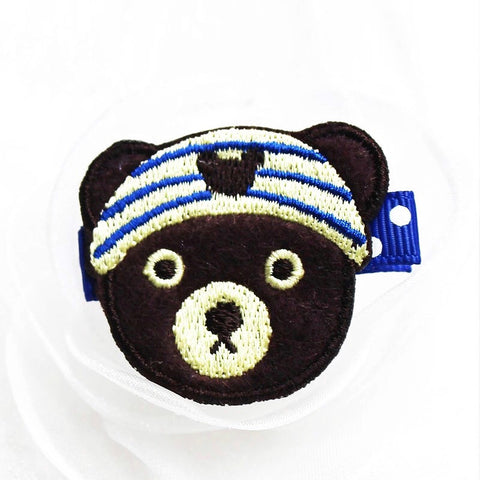 Felt & Embroidery - Bear w/Headwrap