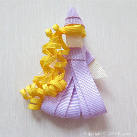 Princess Rapunzel #A Sculptured Hair Clip